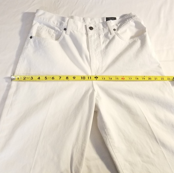 Vince White Wide Leg High Rise Jeans - Picture 8 of 8